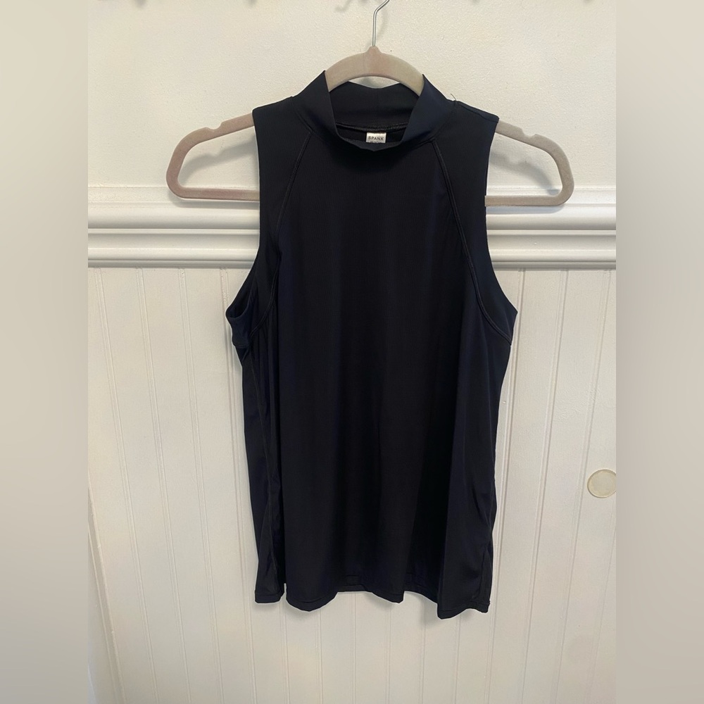 SPANX Black Muscle Tee